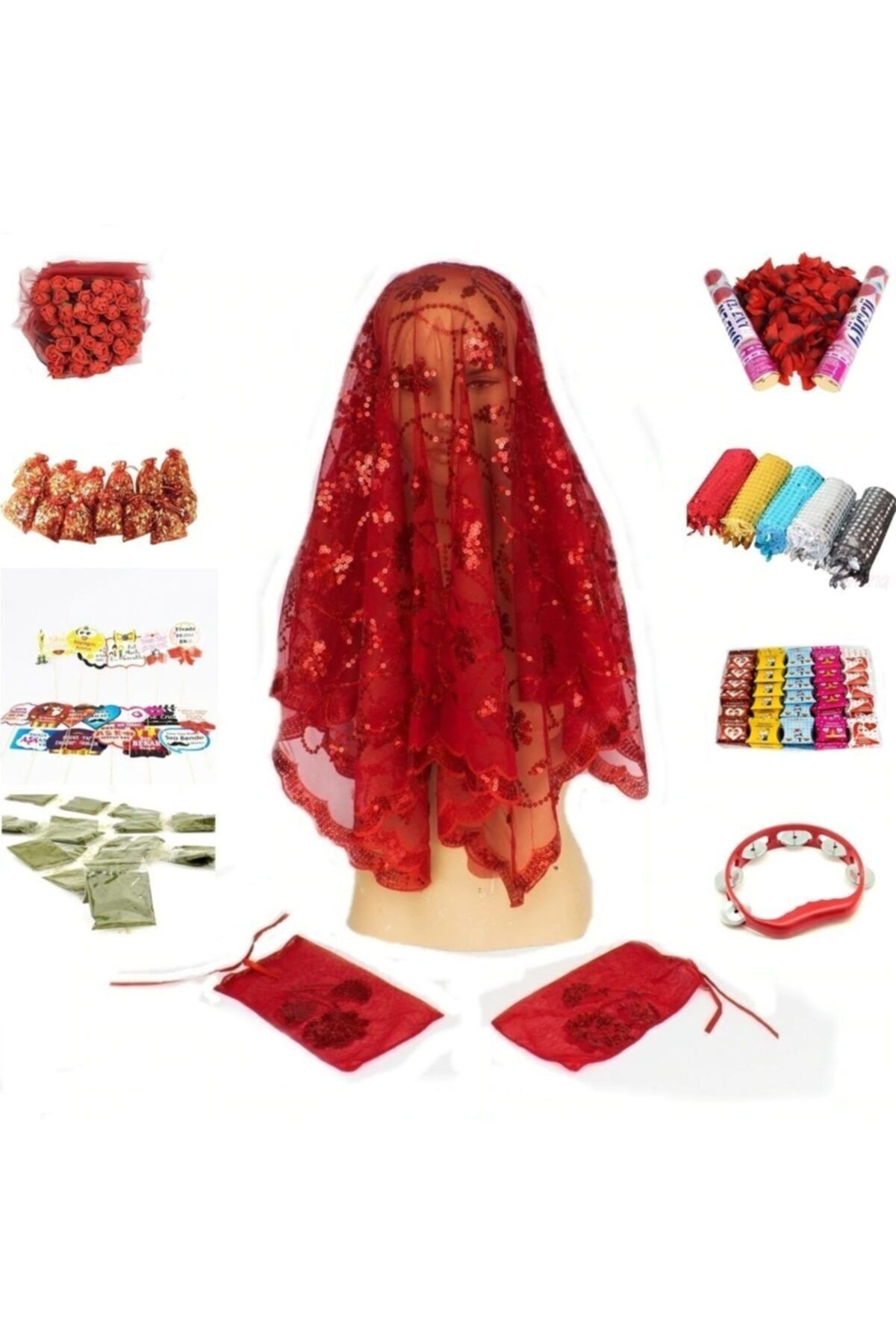 285 Parça Kına Gecesi Seti Kına Malzemesi
