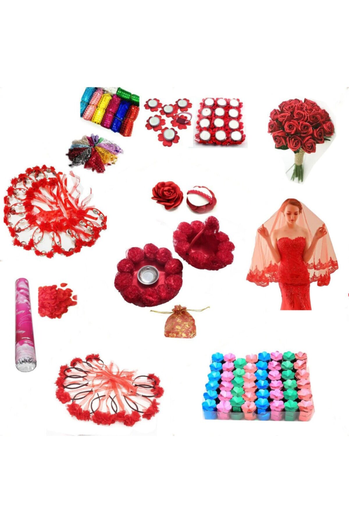 Kına Gecesi Ultra Lüx 247 Parça Kına Seti Kına Malzemesi