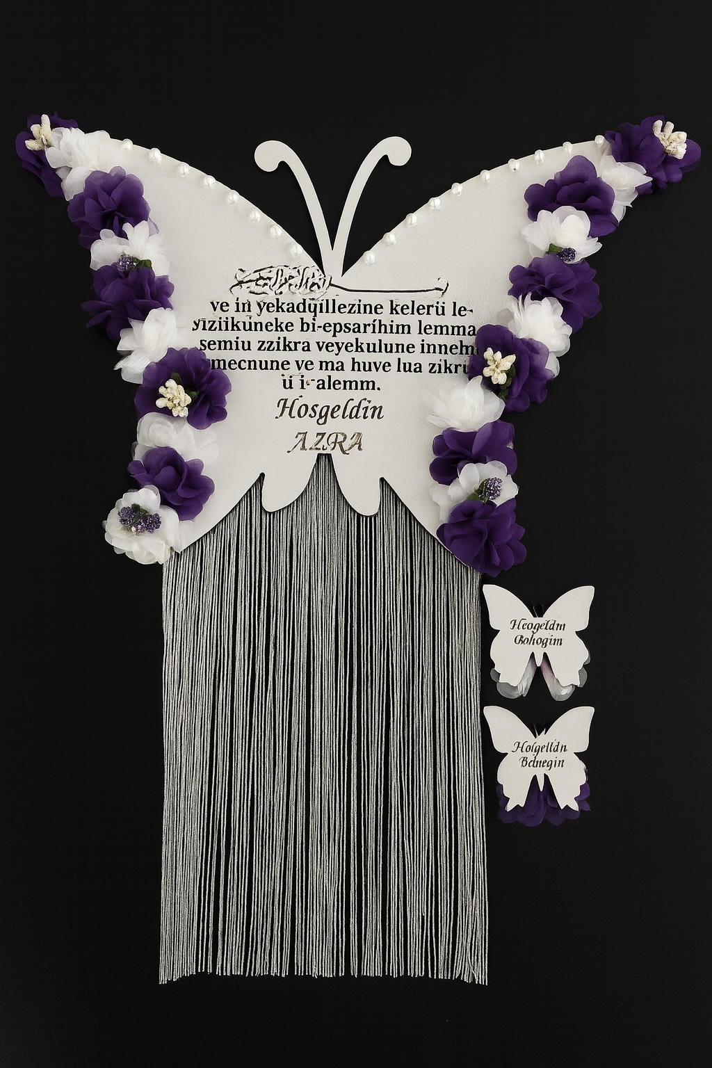 Hoşgeldin Bebeğim Özel Tasarım Kapı Süsü Ve 10 Adet Magnet