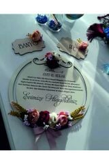 Ahşap Kapı Süsü, Özel Üretim, Banyo Ve Wc Süsleri Hediyeli