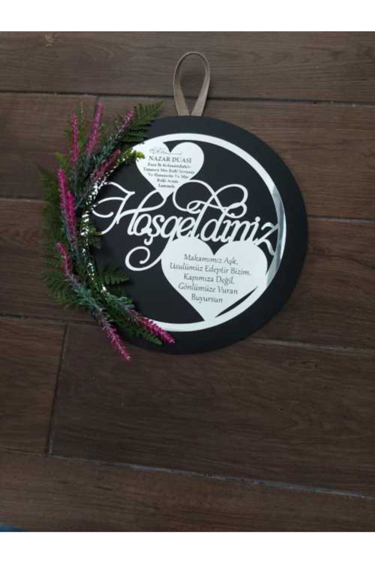 Gümüş Aynalı Pleksi Kapı Süsü