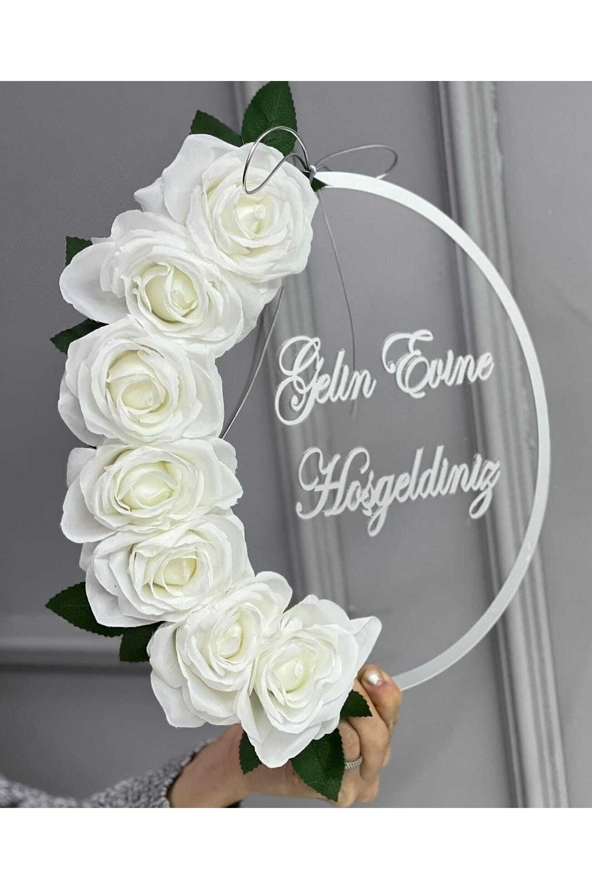 Gelin Evine Hoşgeldiniz Kapı Süsü Duvar Süsü Ve Kapı, Duvar Dekoru Süsü 28cm