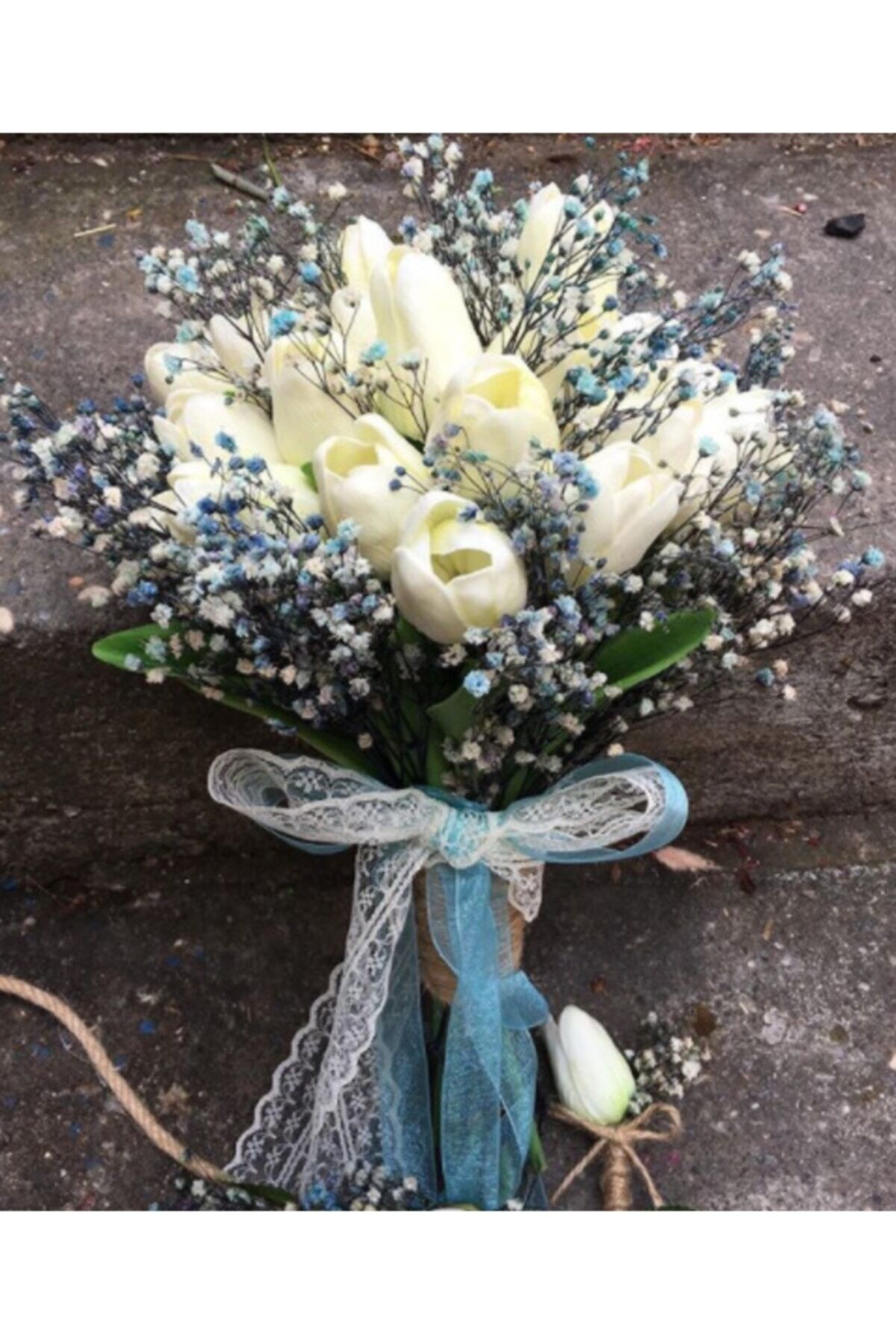 Gelin Çiçeği Gelin Buketi Lale Buketi Islak Lale Gelin Çiçeği