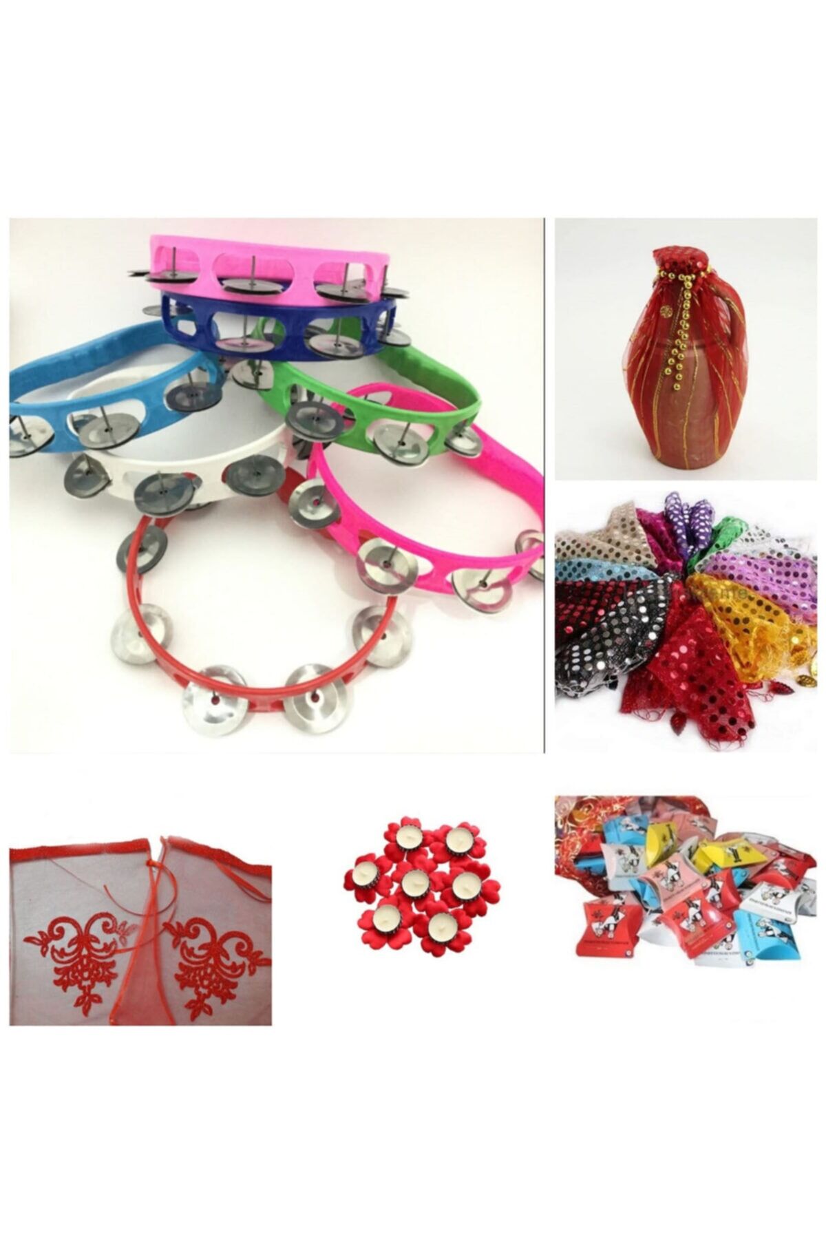 Kına Gecesi Kına Malzemeleri Kına Seti 345 Parça Kına Gecesi Seti