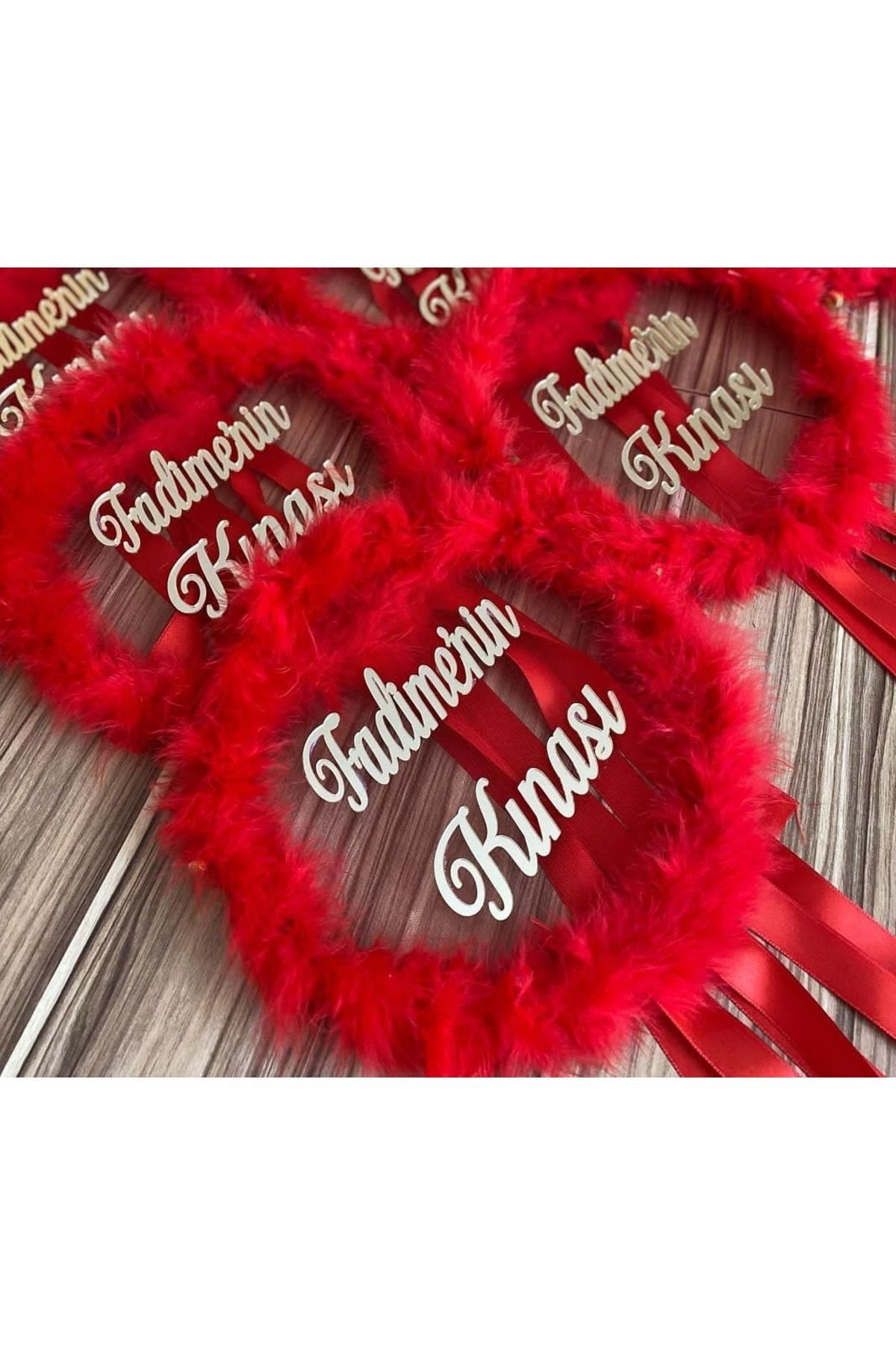 Kurdale Ile Süslenilmiş Tef Kına Defi Kına Malzemesi 1 Adet