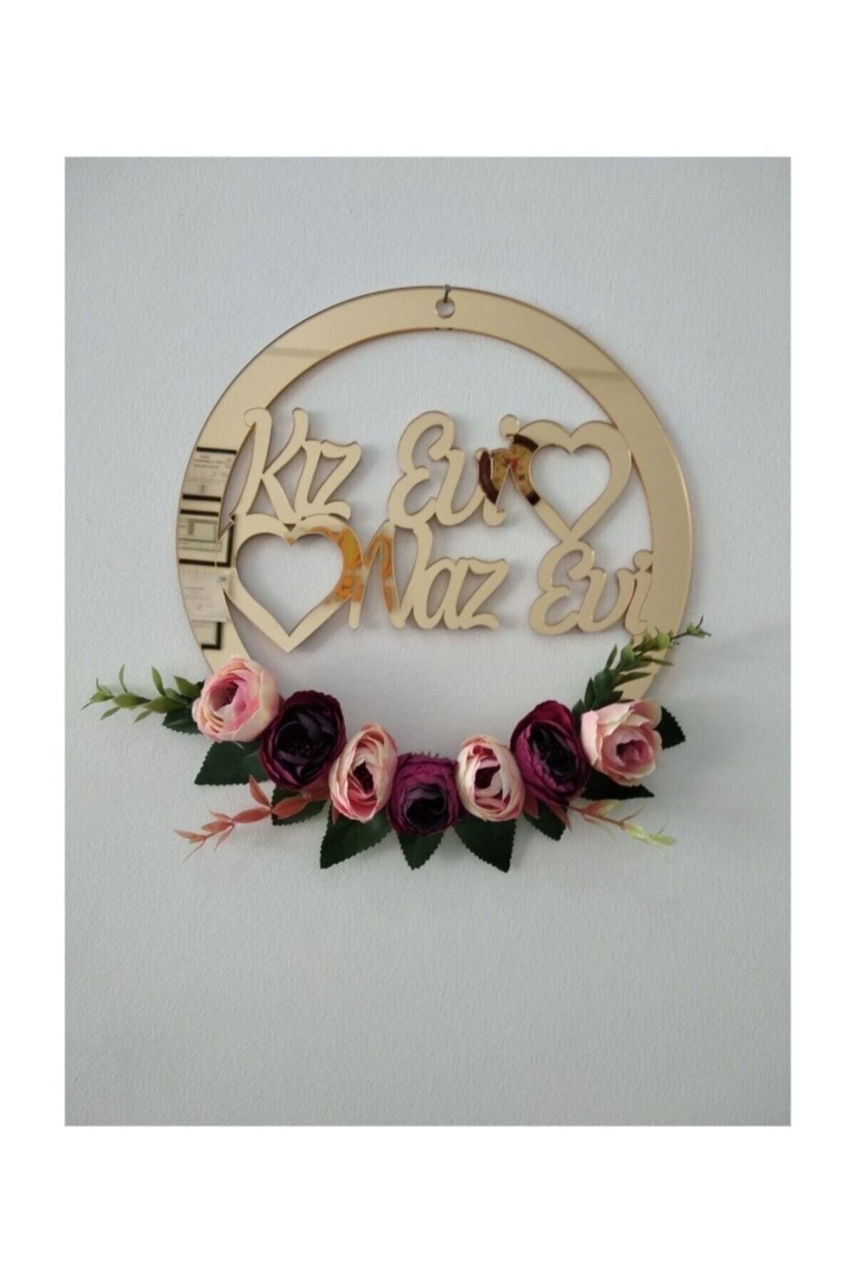 Pleksi Kız Evi Naz Evi Kapı Süsü Söz Nişan Kına Nikah Hazırlığı Aksesuarları