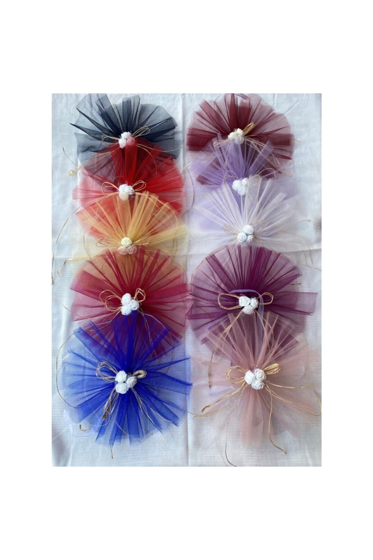 Adet Konvoy Bohça Süsü Asorti 10 Adet Karışık Renk