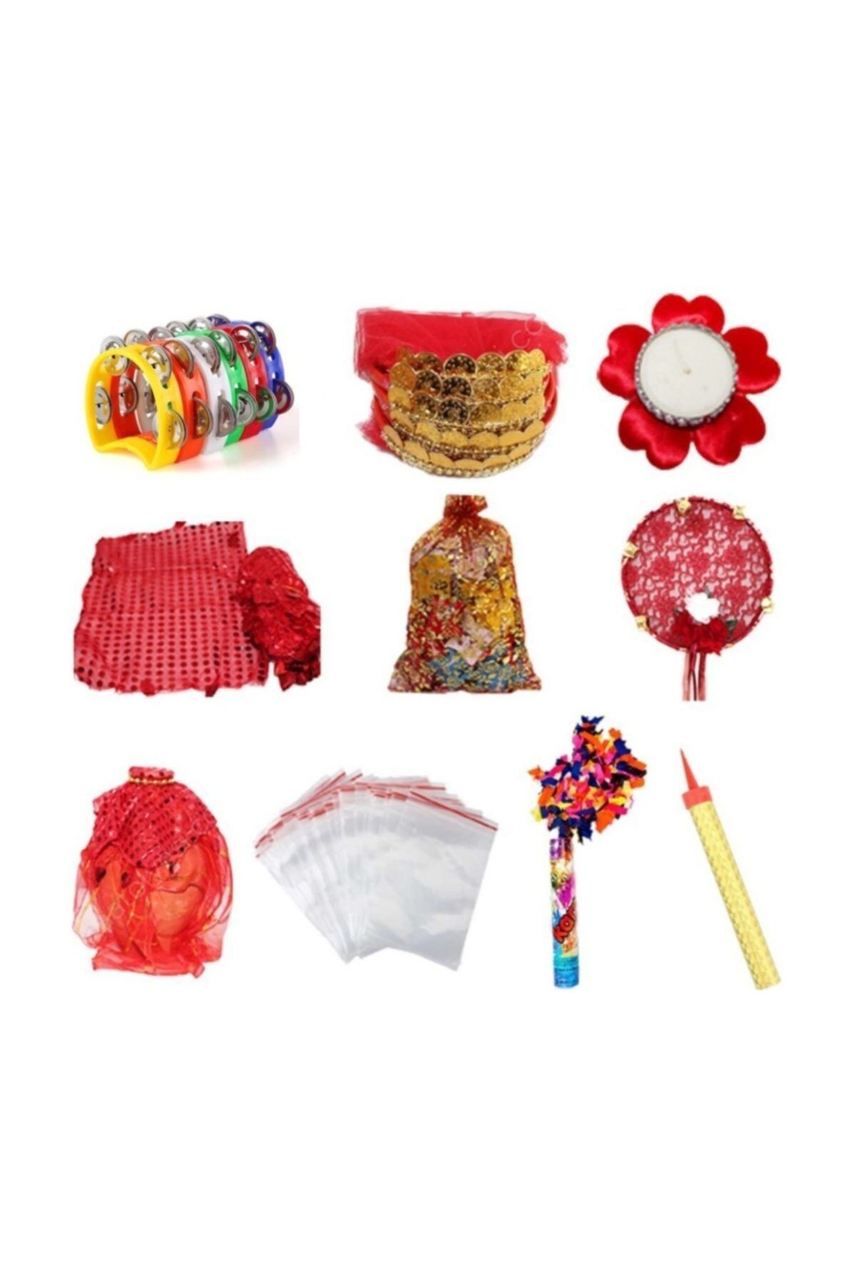 Kına Malzemeleri Kına Seti 251 Parça Kına Seti