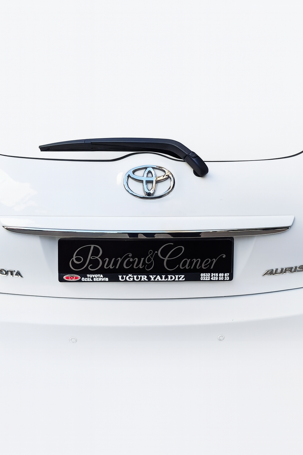 Kişiye Özel Gelin Arabası İçin Plakaya Gelin Kişiye ÖzeleDamat İsmi, İsimlik