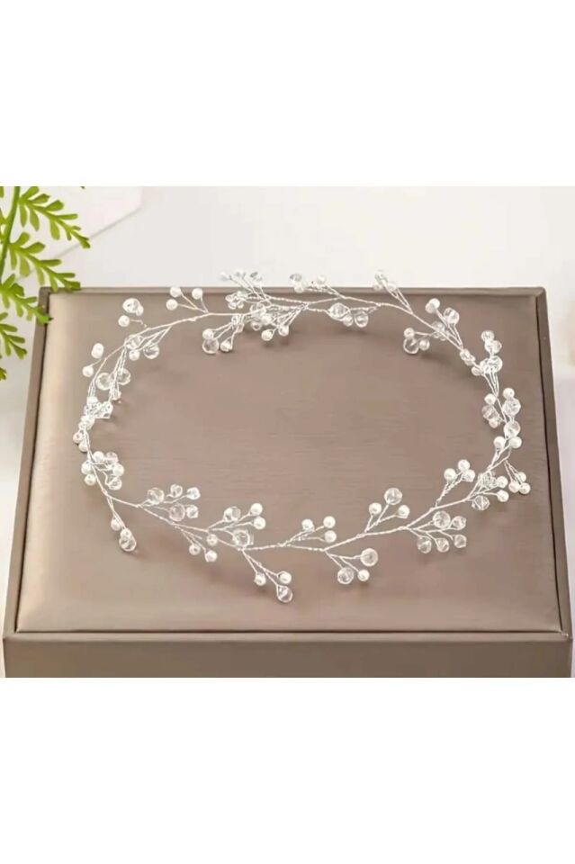 Gelin Nikah Aksesuarı Ve Düğün Aksesuarı Taşlı Gelin Kına Tacı,Nikah Düğün Nişan Aksesuarı