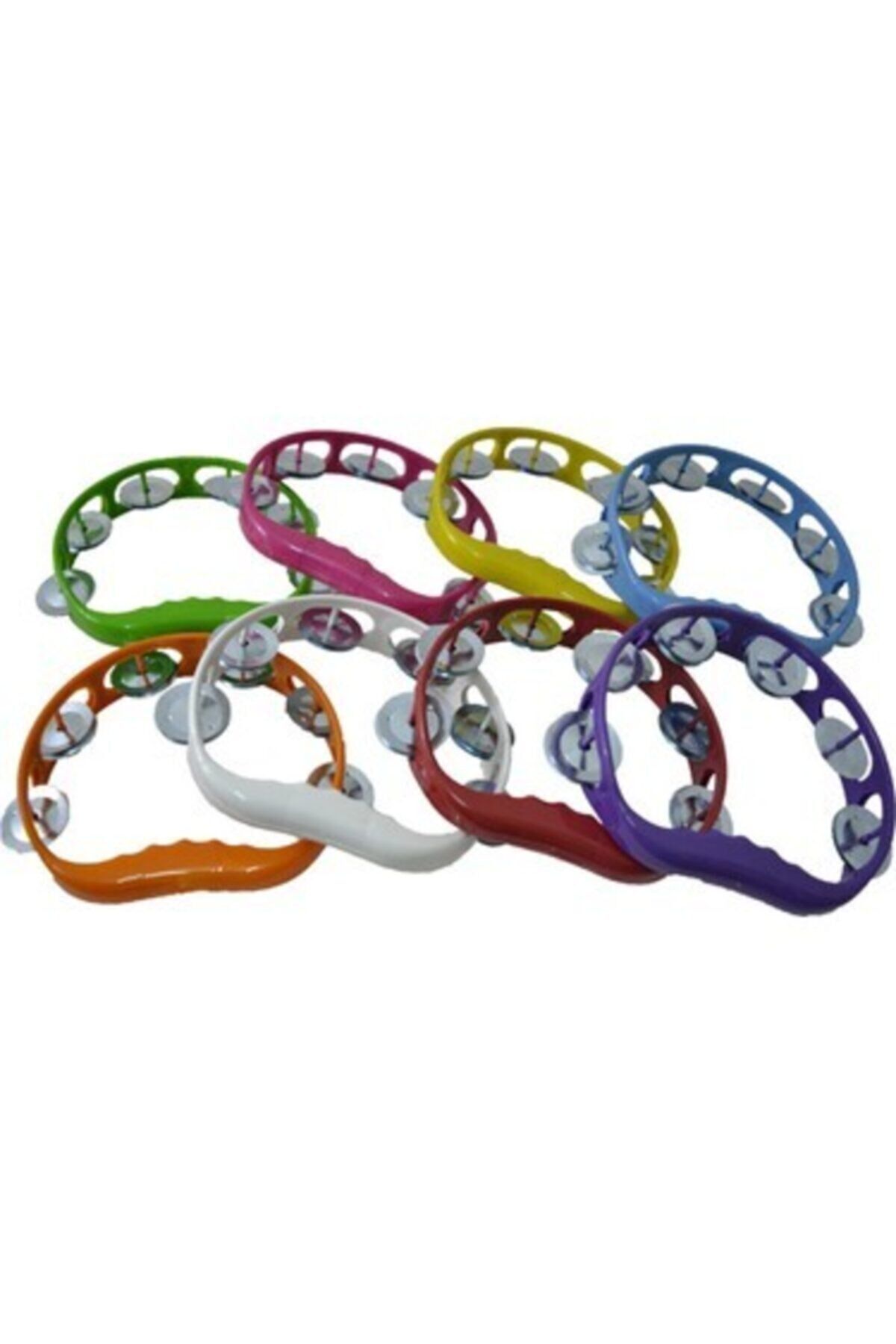 Kına Gecesi Kına Malzemesi 8 Adet Metal Zilli Tef Renkli