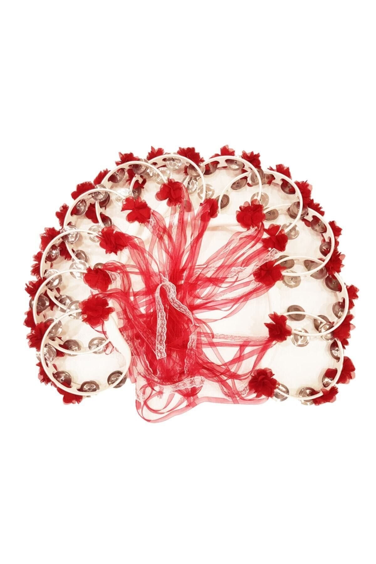 Tef Kına Gecesi Kına Malzemesi Lazer Güllü Kurdaleli Tef 5 Adet