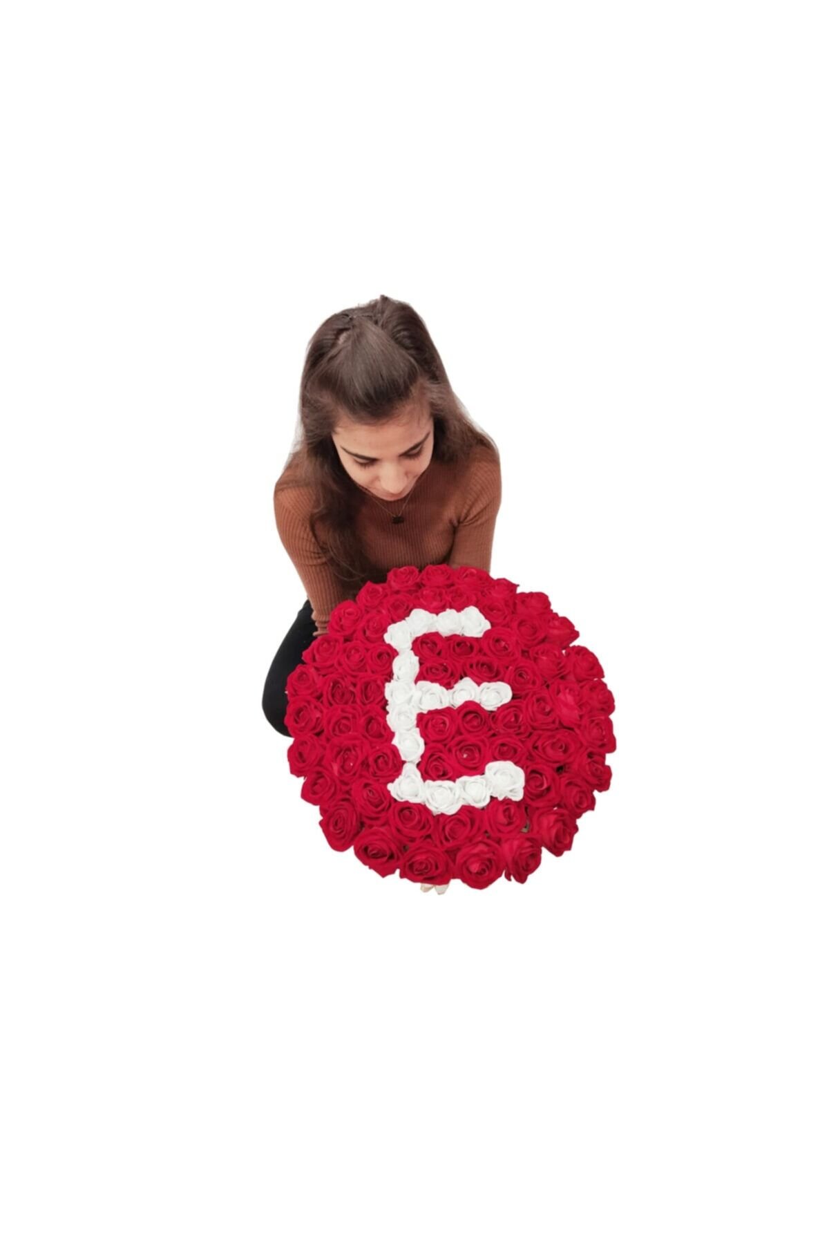 Büyük Boy Kutuda Solmayan Yapay Kadife Kırmızı Güller Sevgili Buketi Kız Isteme Buketi