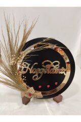 Dekoratif Ahşap Kapı Süsü Hoşgeldiniz Yazılı Kapı Aksesuarı