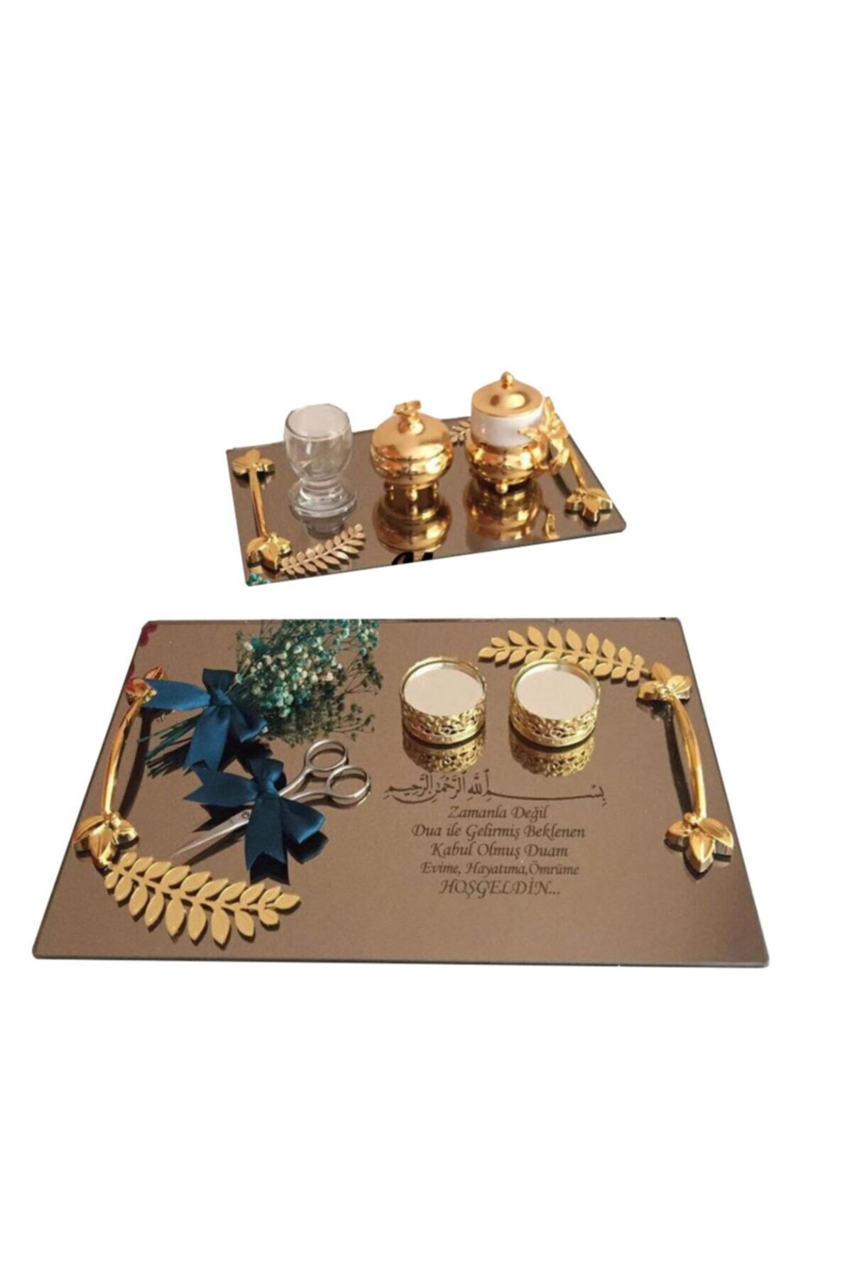 Damat Kahvesi Ve Yüzük Tepsisi Takımı