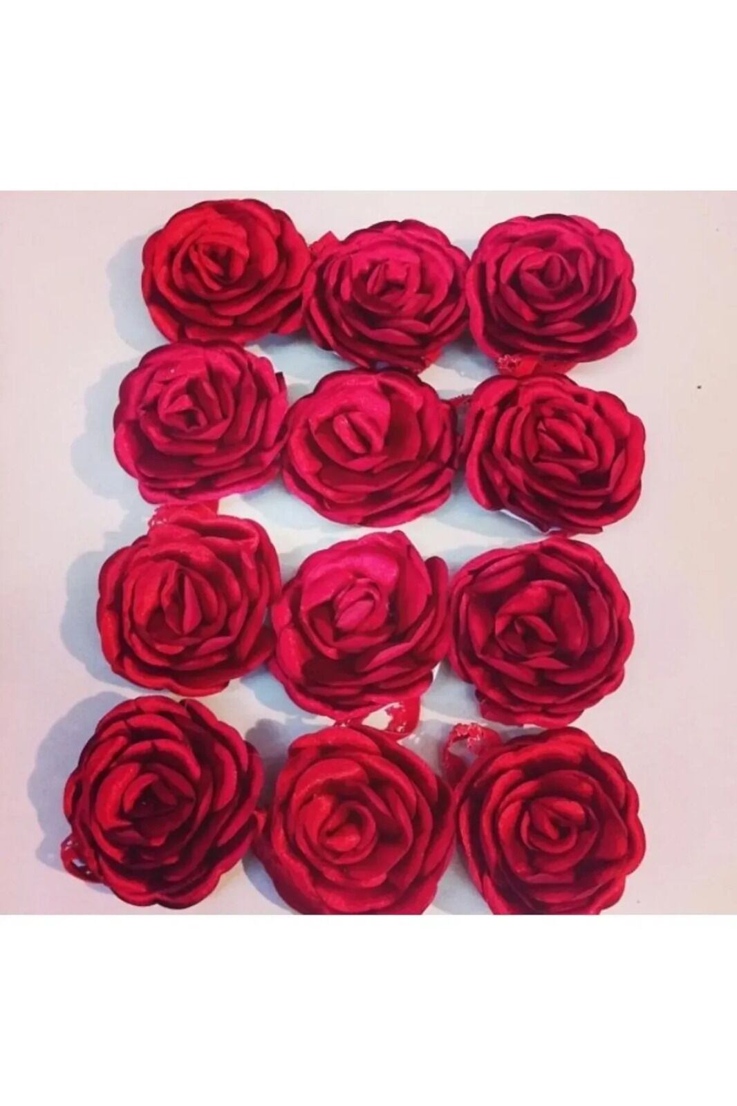 Kına Gecesi Kına Malzemesi Kına El Gülü Kına Gülü 12 Adet Kırmızı – Magnet, Hediyelik, Süs Aksesuarı