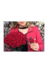 Gelin Buketi Gelin Eli Çiçeği Ve Damat Yaka Çiçeği Düğün Nişan Kına Aksesuarı Kırmızı