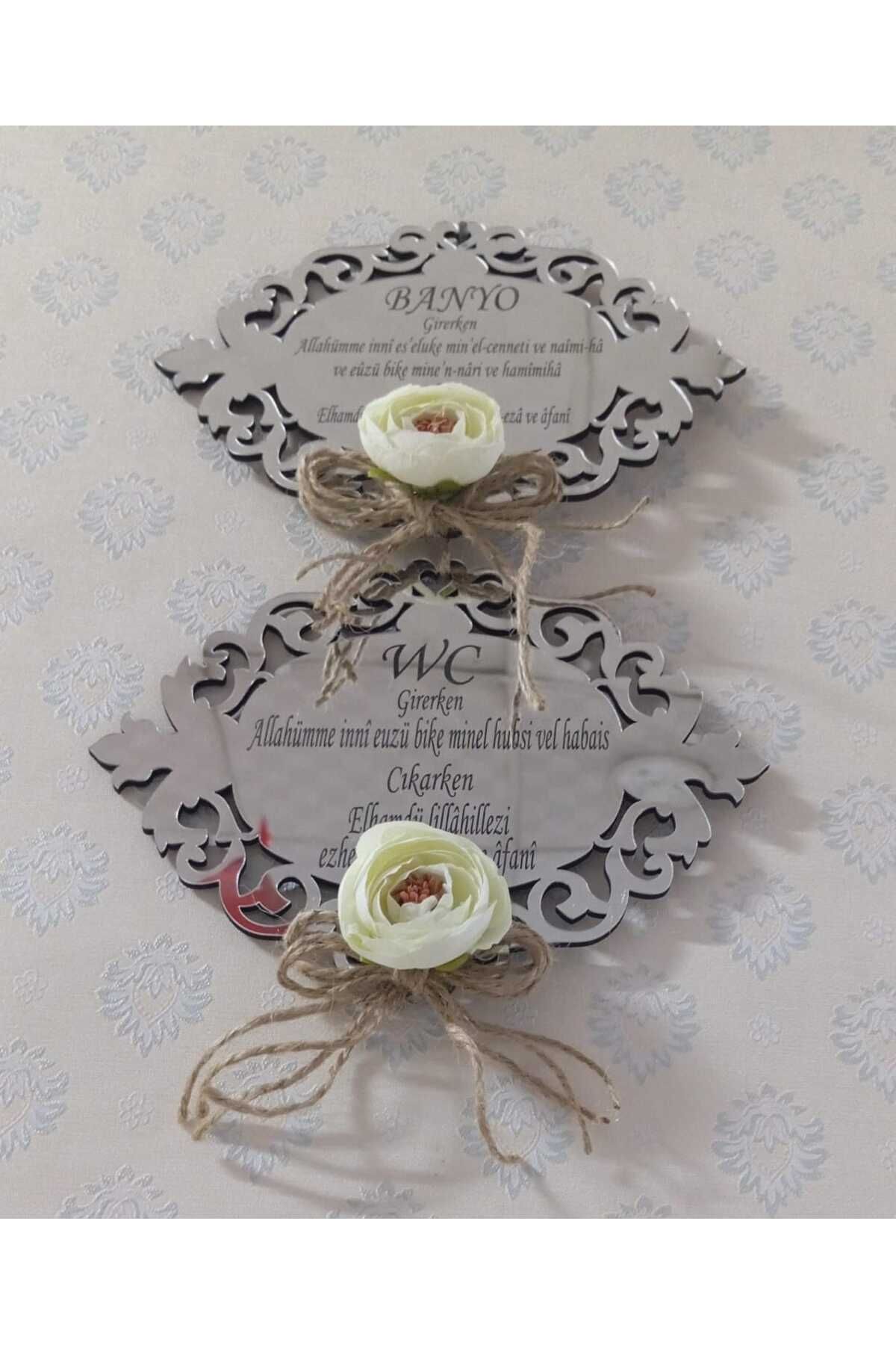 Duvar Dekoru Kapı İsimliği Duvar Süsü Tablo Hediyelik Eşya Banyo Wc Yazısı 12*15 ölçüde