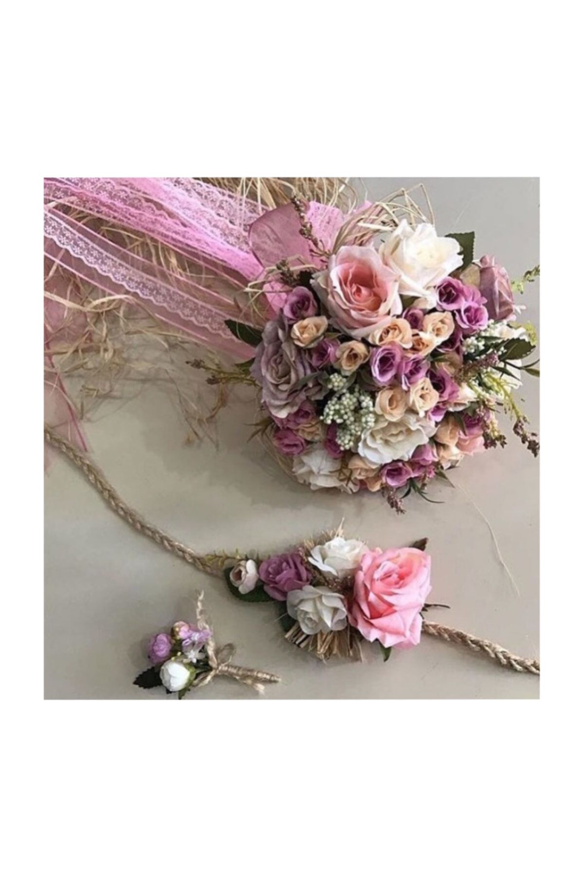 Gelin Buketi Şakayık Gelin Eli Çiçeği Düğün Söz Ve Nişan Çiçeği Renkli