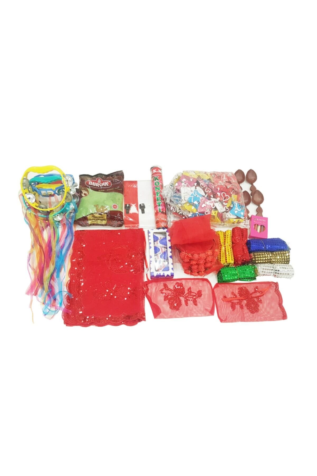 Kına Gecesi Kına Malzemeleri Kına Seti 399 Parça Kına Malzemeleri