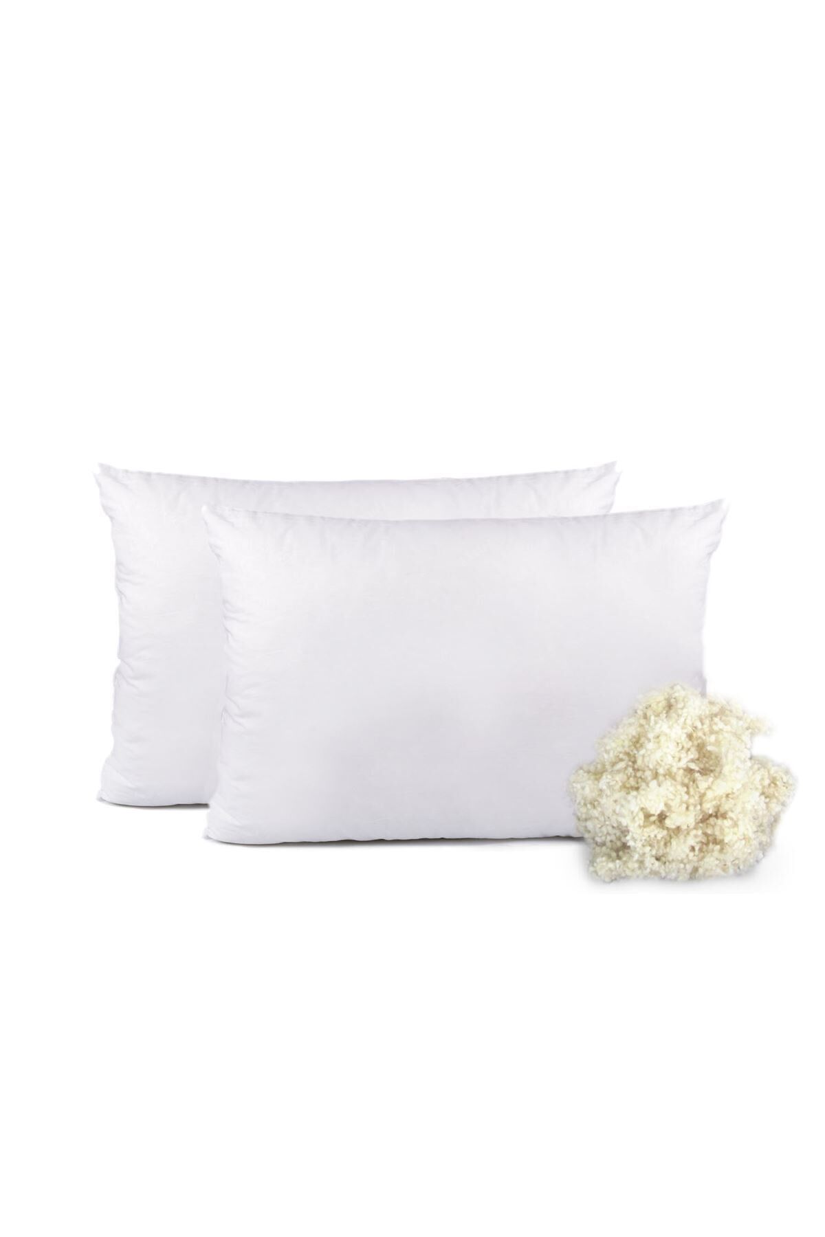 Yün Yastık 50x70 Cm Beyaz 2 Adet
