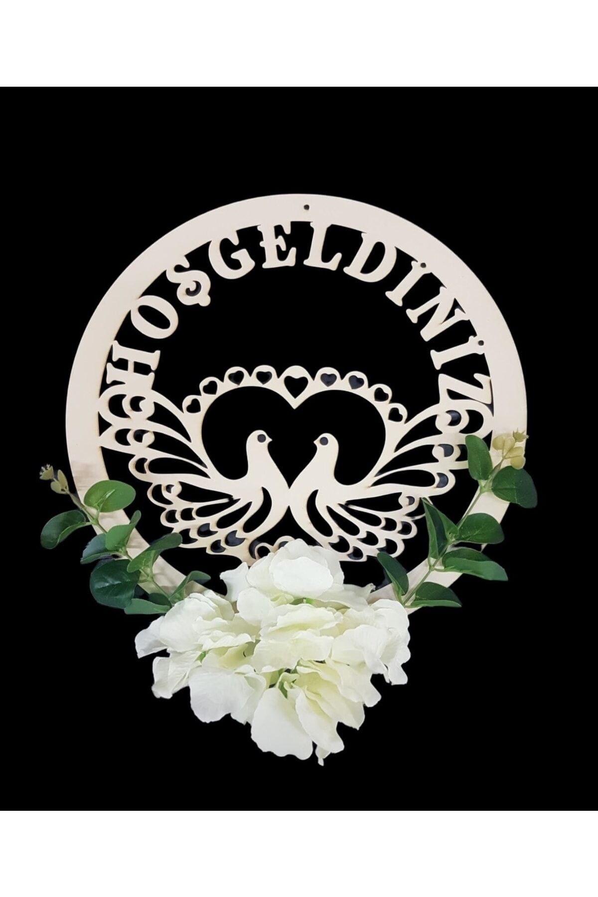 Kapı Süsü Duvar Süsü Çiçekli Model