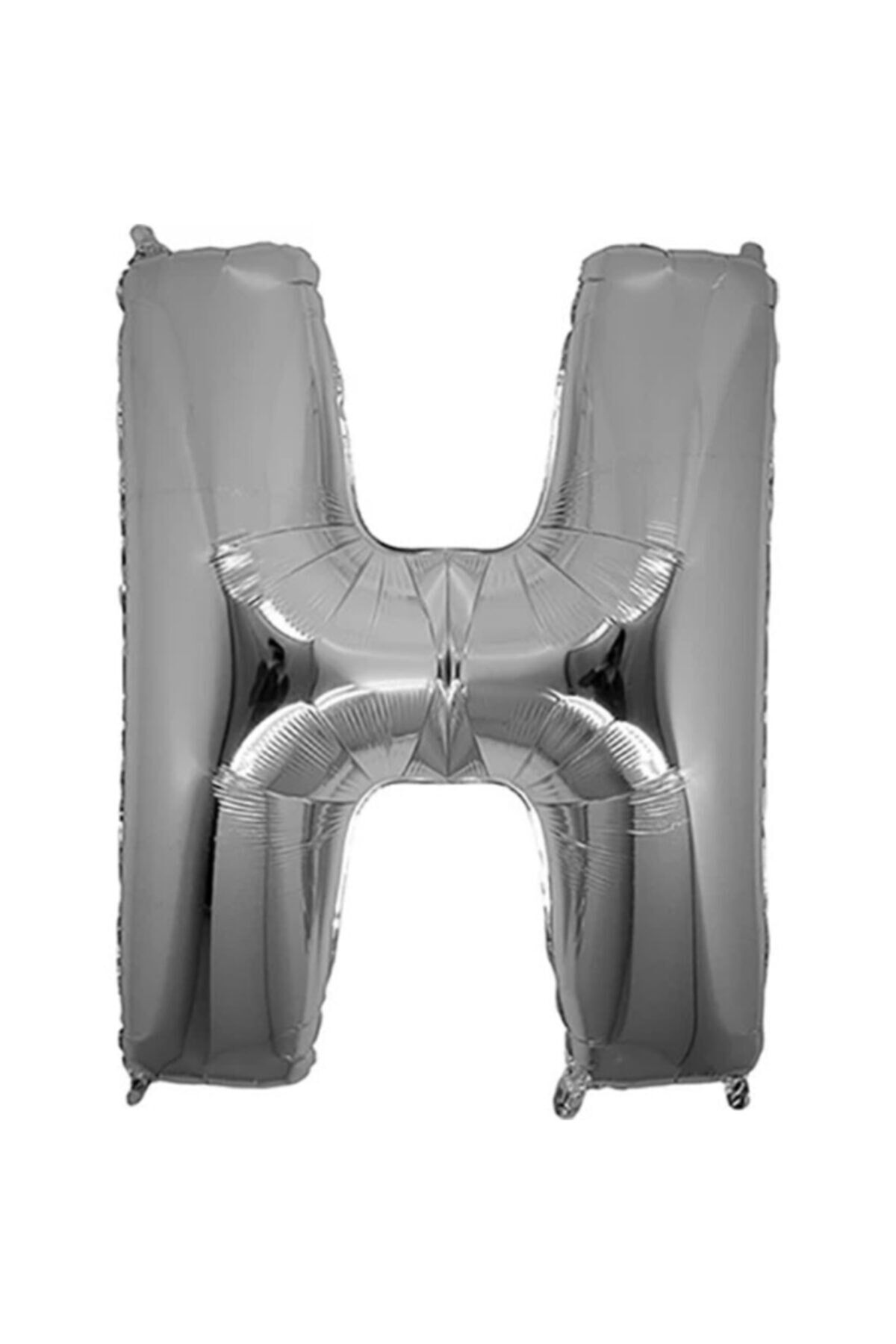 Gümüş  Harf 40'' 100 Cm Harf H Balon Folyo