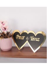 Pleksi Isimlik Masa Üstü Pleksi Isimlik Söz Nişan Düğün Masaüstü Isimlik