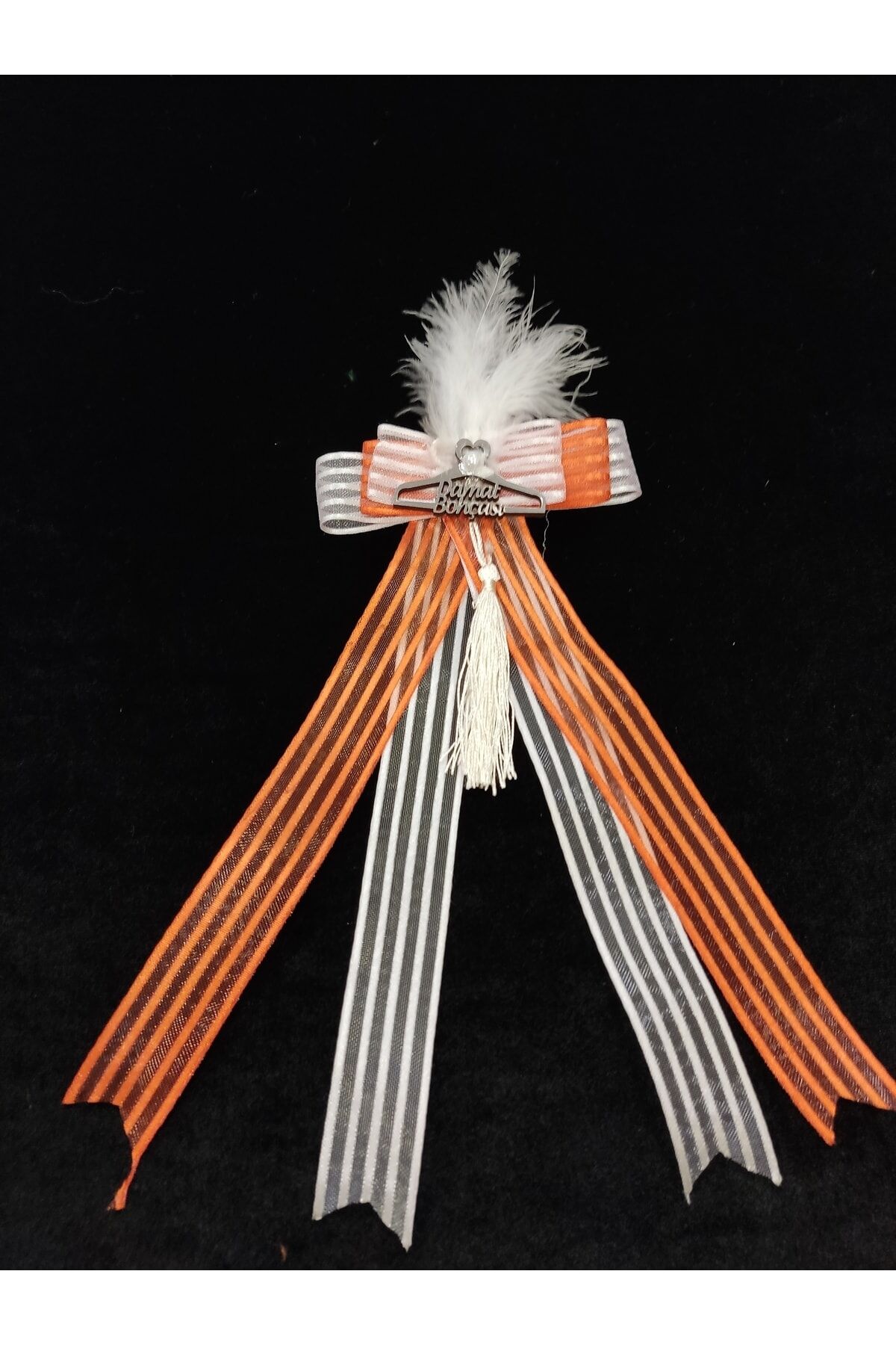 Damat Bohça Süsü Turuncu Beyaz 5 Adet