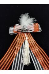 Damat Bohça Süsü Turuncu Beyaz 5 Adet