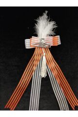 Damat Bohça Süsü Turuncu Beyaz 5 Adet