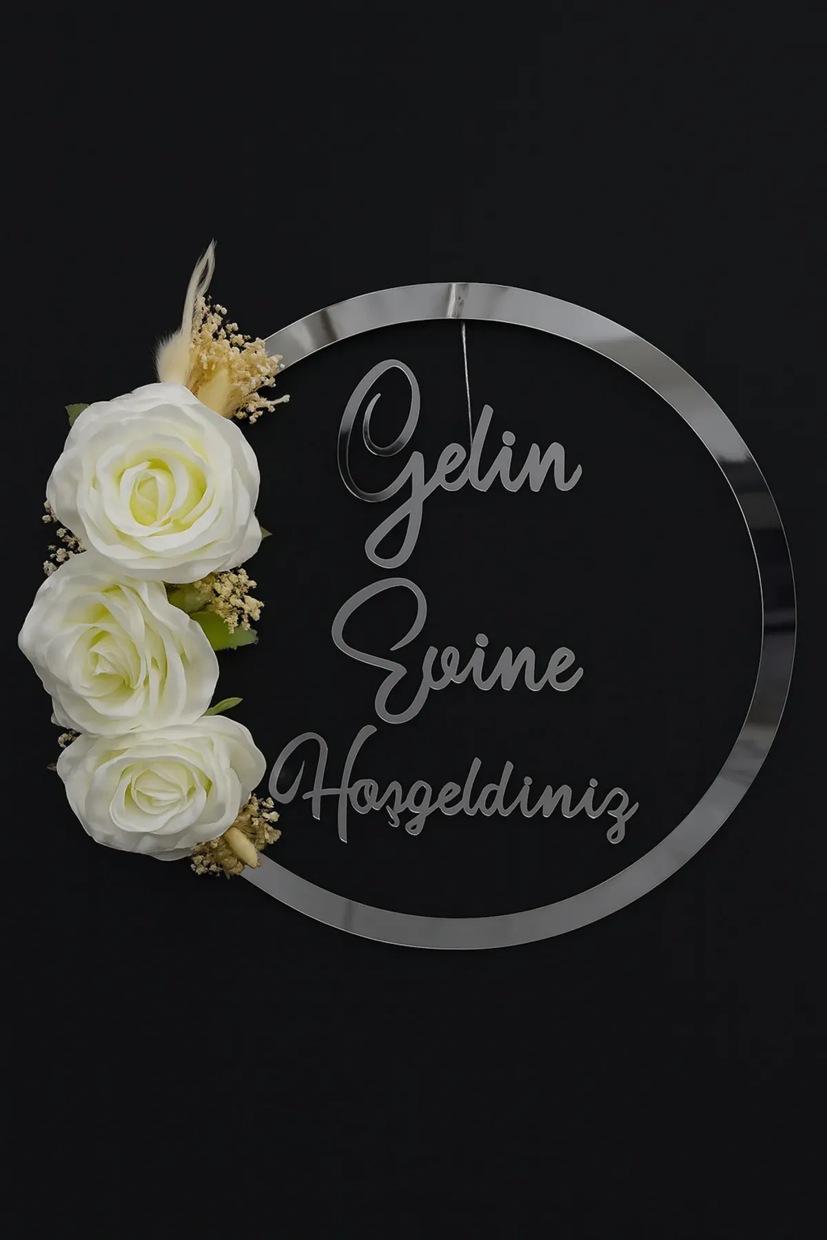 Şeffaf Pleksi Gelin Veya Damat Evine Hoşgeldiniz Kapı Süsü Duvar Süsü Masa Dekoru Geli̇n Evi̇ne Hoşgeldi̇ni̇z