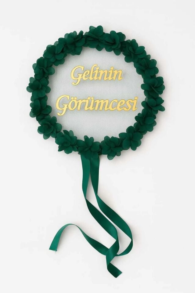 Gelinin Görümcesine Özel Kına Tefi Kına Malzemeleri Def vurmalı tef Zilli Tef Çıngırak Zümrüt Yeşi̇li̇