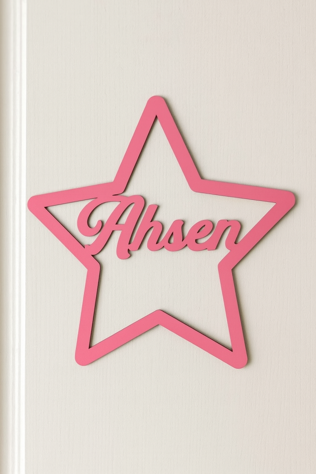 Kapı Süsü Isimli Yıldız Model Duvar Süsü