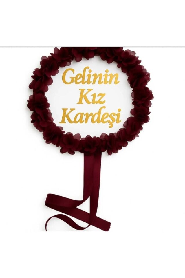 Gelinin Kızkardeşine Özel Kına Tefi Kına Malzemeleri Def vurmalı tef Zilli Tef Çıngırak Bordo