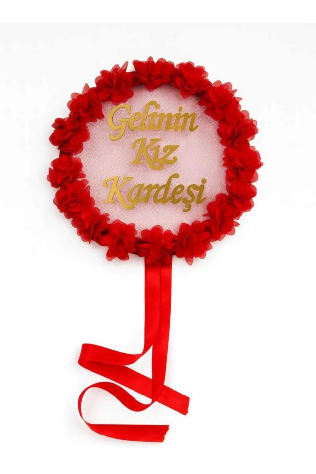 Gelinin Kızkardeşine Özel Kına Tefi Kına Malzemeleri Def vurmalı tef Zilli Tef Çıngırak Kırmızı