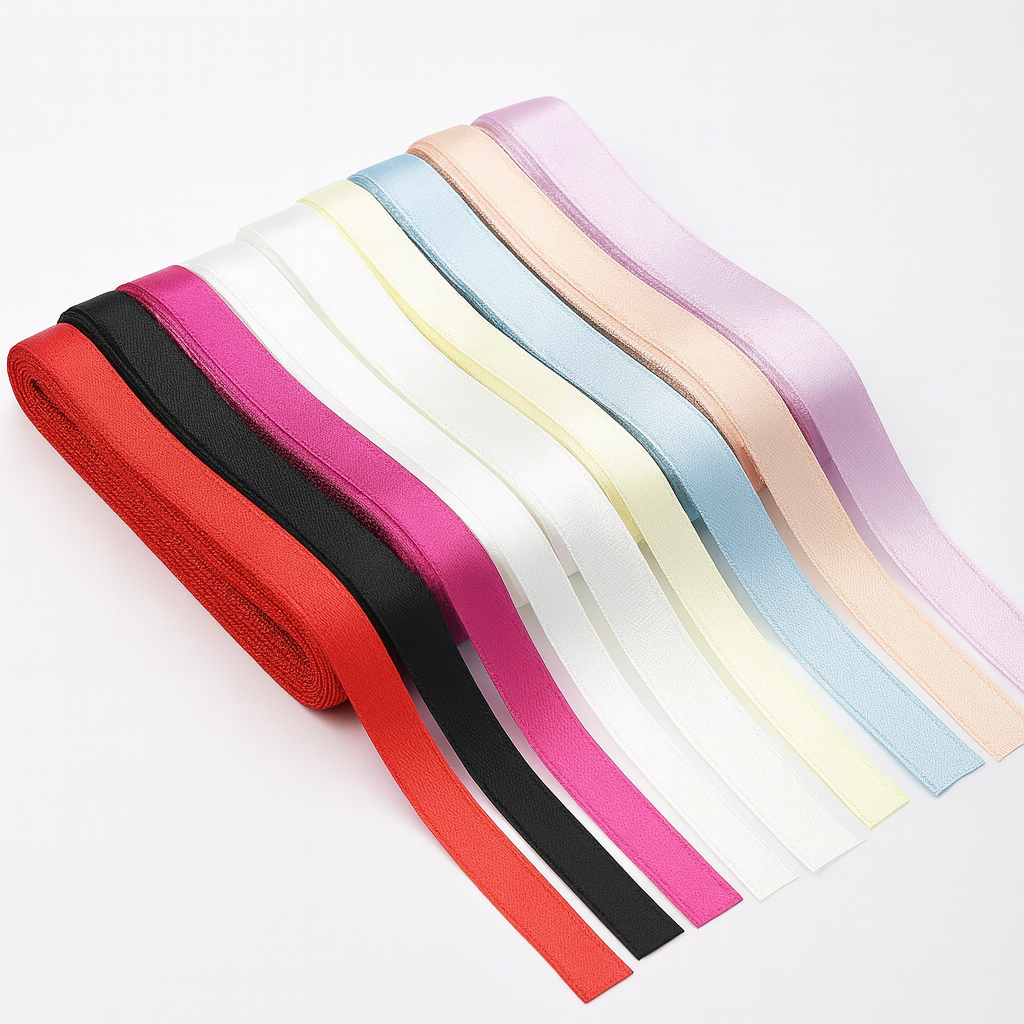 Saten Kurdela 1 Cm Siyah 10 Metre En ! Santim Boy 1o Metre Saten Kurdele