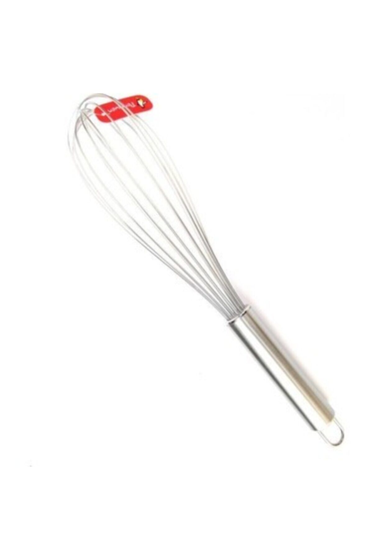 Gümüş Penguen Çırpıcı Metal Büyük Boy Inox Tel Çırpıcı Karıştırıcı