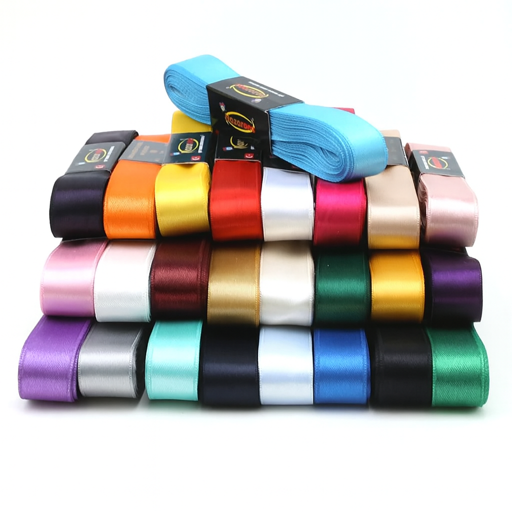 Saten Kurdela 2 Cm 10 Metre 1 Top En 2 Santim Boy 10 Metre Kurdele