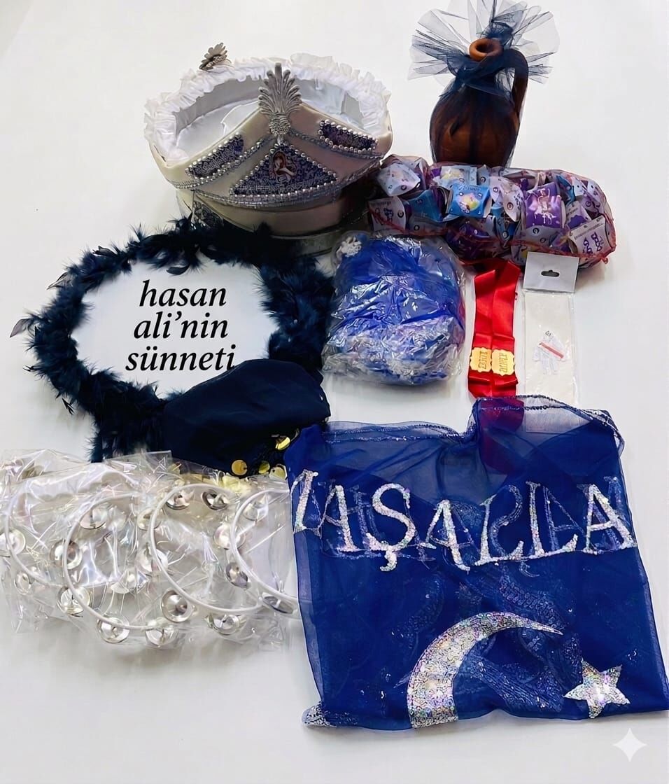 Sünnet Kına Gecesi Malzemesi Seti Sünnet Düğünü