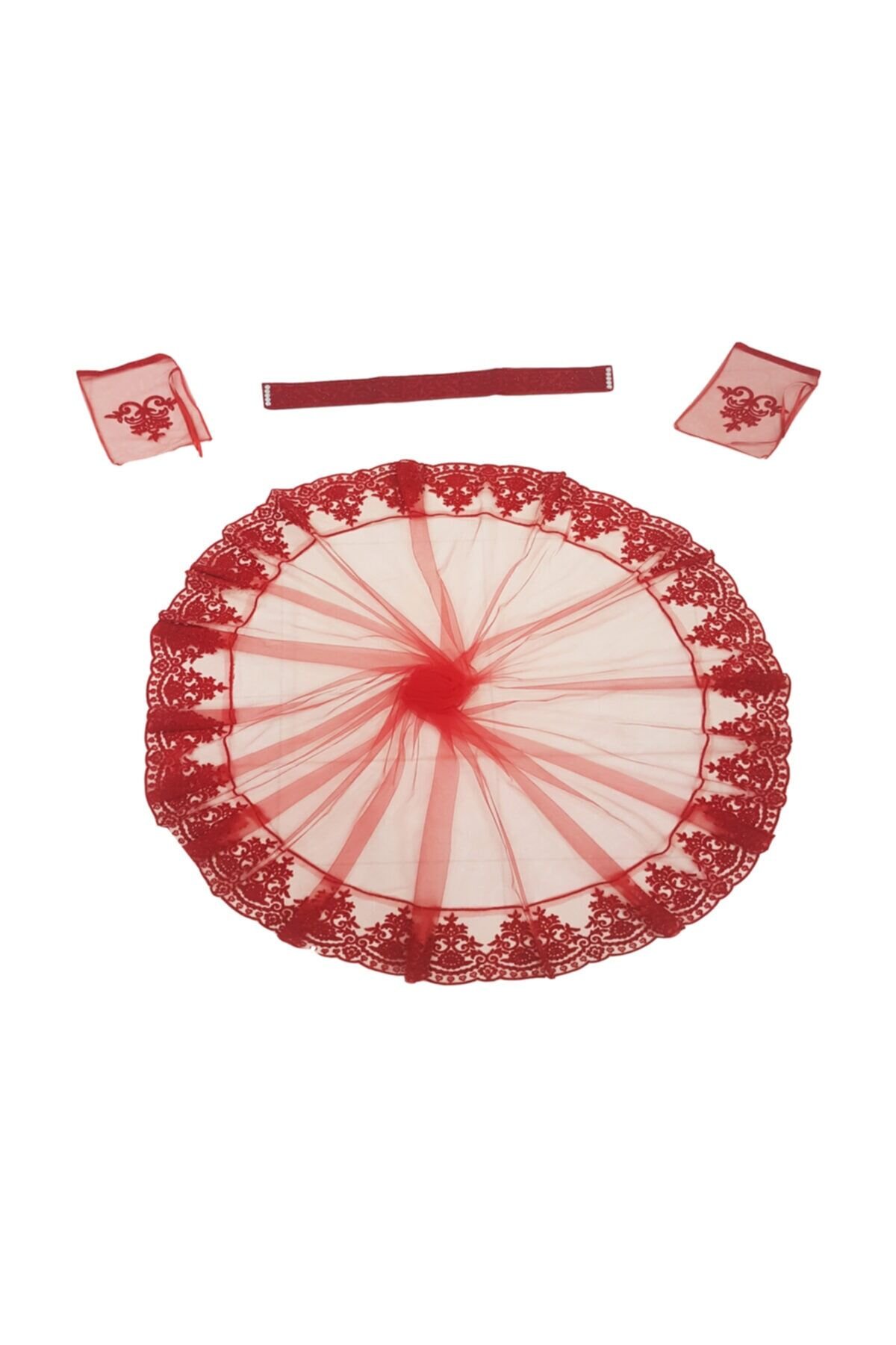 Lüx 4 Parça Gelin Duvak Seti