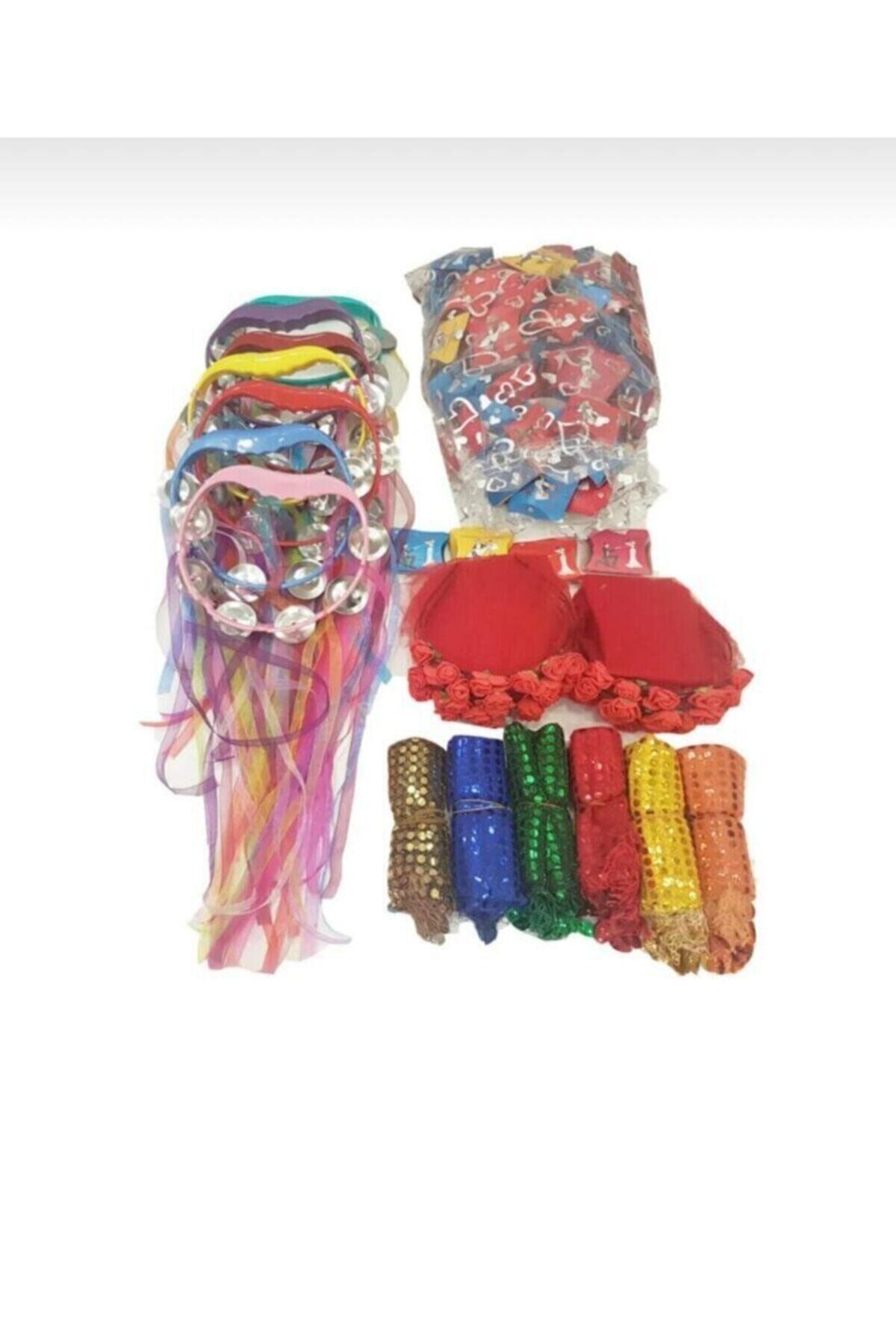 Kına Gecesi Kına Malzemesi Hediyelik Kına Tef Halay Mendili Nedime Taçı Kına Seti 2