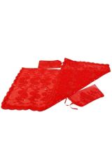 Kına Malzemeleri Allık Duvak Seti 6 Prça Gelin Duvak Seti