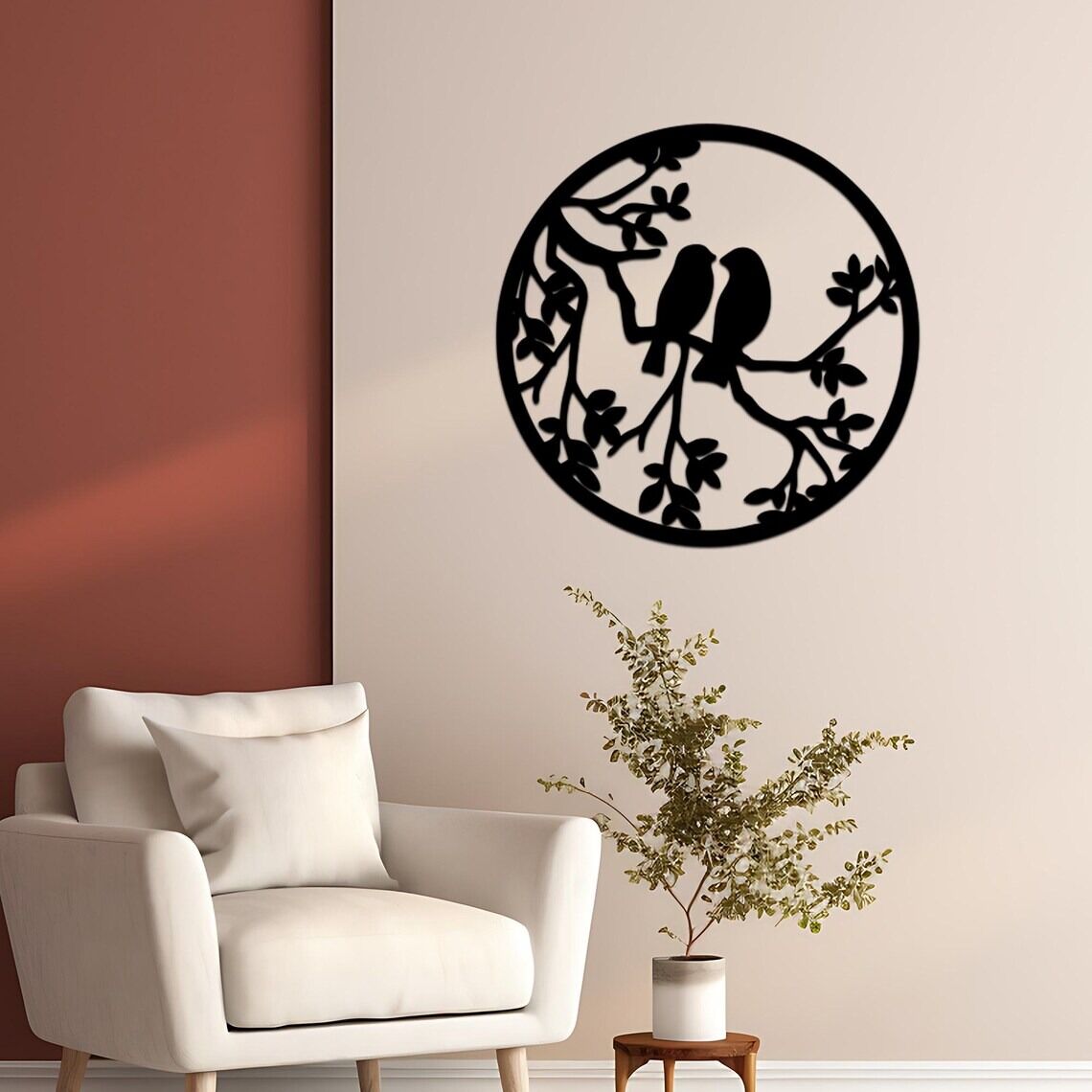 Kapı Süsü Kuşlu Model Kapı Süsü Duvar Aksesuarı