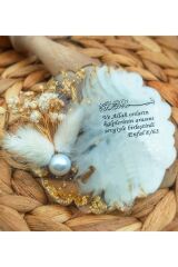 Gold Beyaz Magnet 25 Adet Söz Nişan Kına Hediyelik Nikah Şekeri