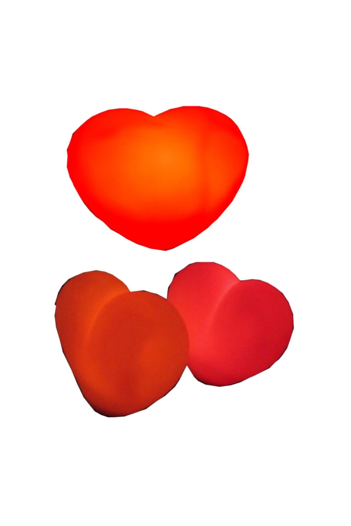 2 Adet Led Kalp Mum Romantik Özel Günler