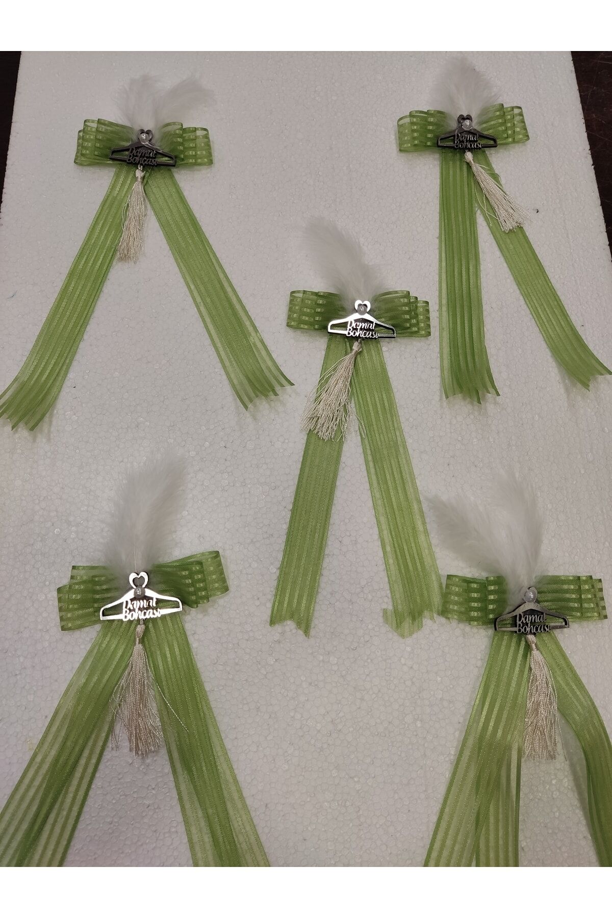 Damat Bohça Süsü 5 Adet Yeşil