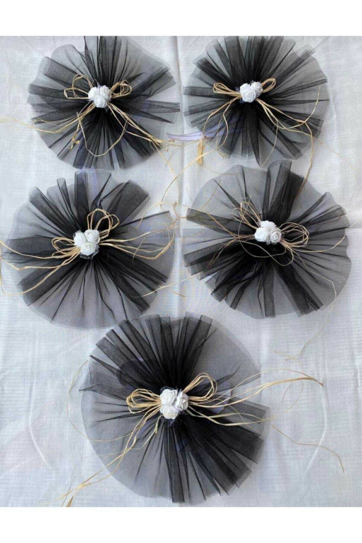 Konvoy Süsü Bohça Süsü Çeyiz Süsü Siyah