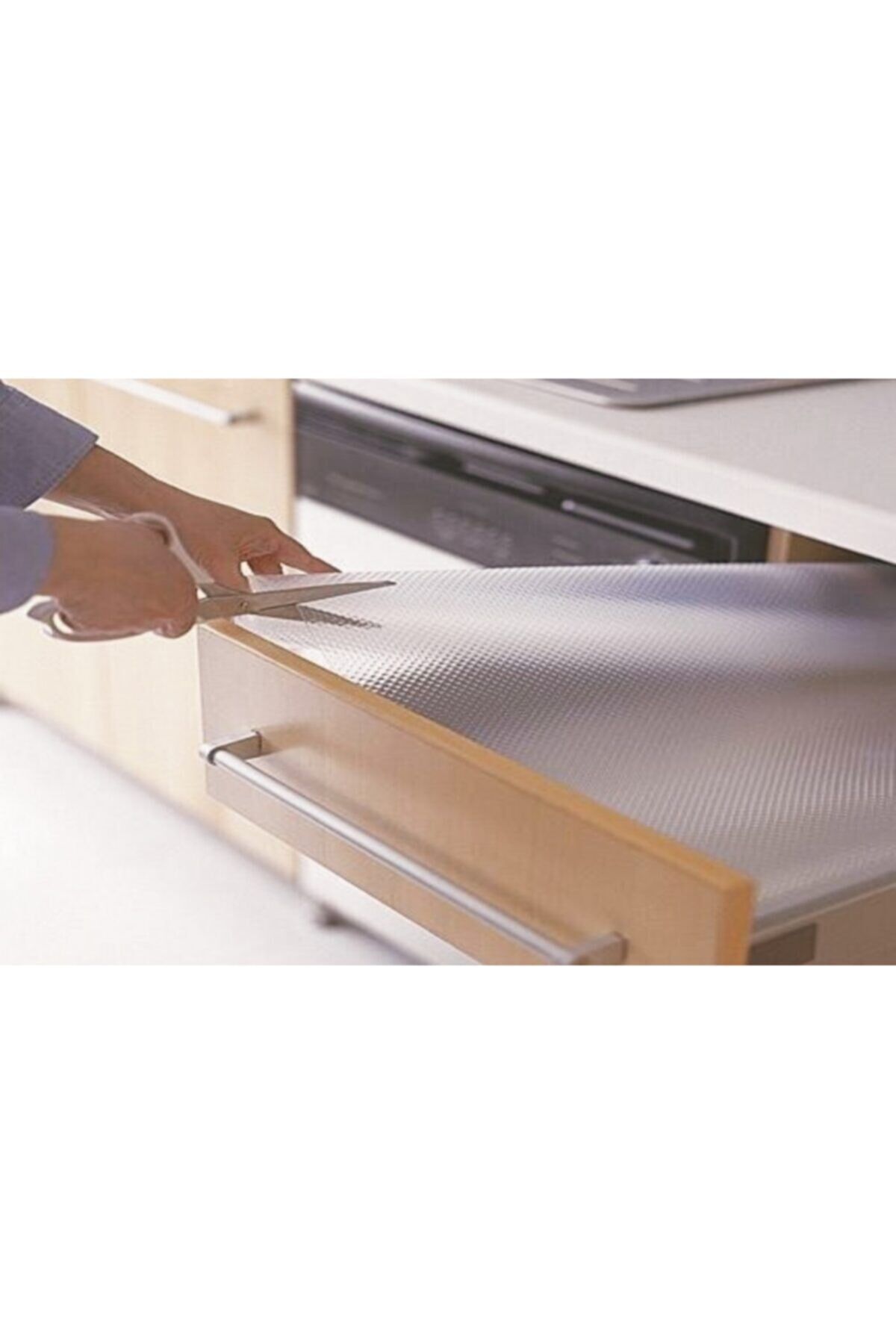 Şeffaf Raf Kaydırmaz Ped Dolap Örtüsü Ped 45cm*1 Metre