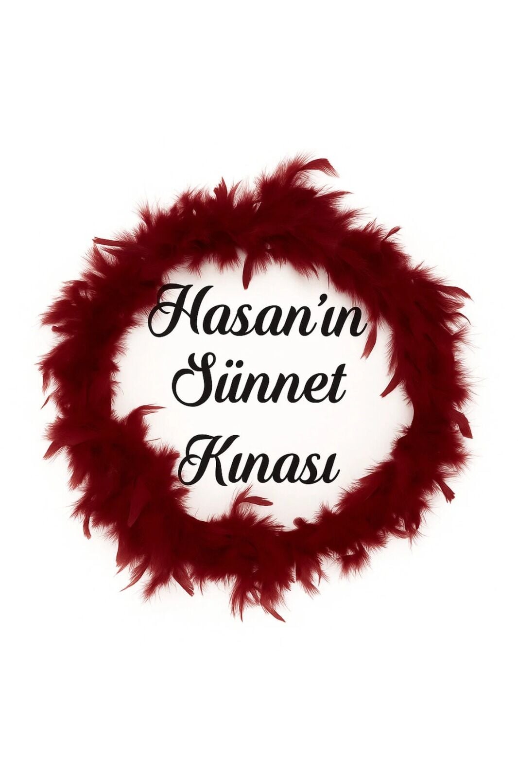Isme Özel Deri Tef Kına Tefi Otrişle Süslenmiş Sünnet Tefi 30 Cm Vurmalı Çalgı Müzik Aleti Bordo